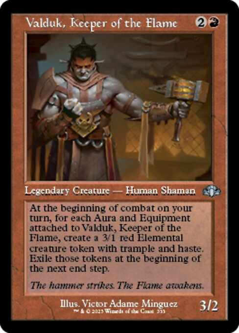 Card image for Valduk, Keeper of the Flame