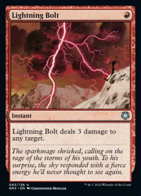 Card image for Lightning Bolt