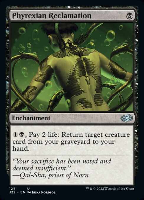Card image for Phyrexian Reclamation