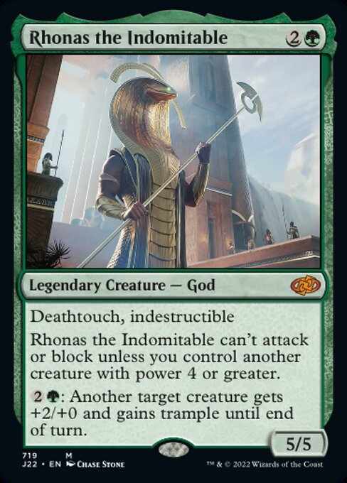 Card image for Rhonas the Indomitable