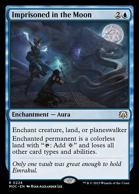 Card image for Imprisoned in the Moon