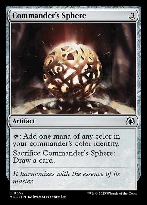 Card image for Commander's Sphere