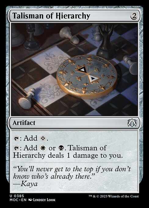Card image for Talisman of Hierarchy