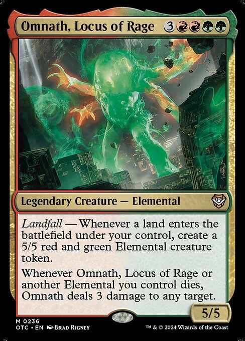 Card image for Omnath, Locus of Rage