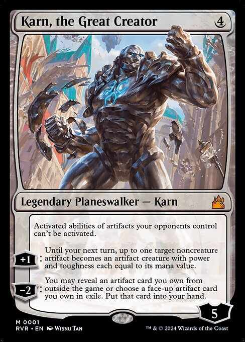 Card image for Karn, the Great Creator