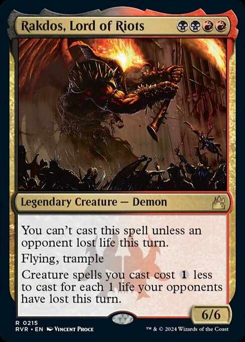 Card image for Rakdos, Lord of Riots