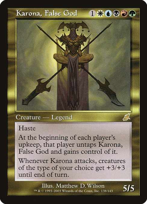 Card image for Karona, False God