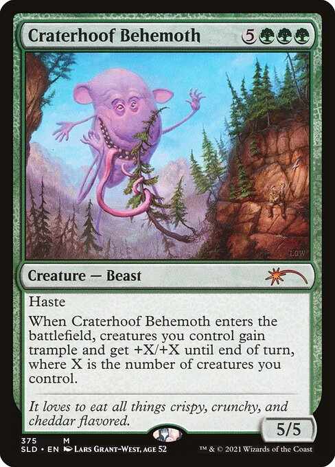 Card image for Craterhoof Behemoth