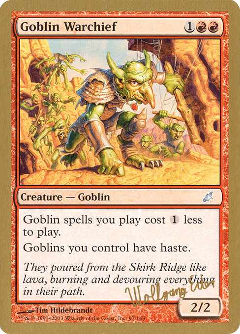 Card image for Goblin Warchief