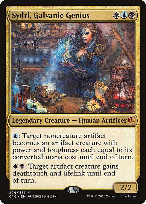 Card image for Sydri, Galvanic Genius