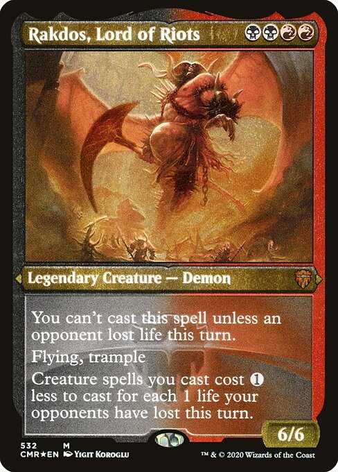 Card image for Rakdos, Lord of Riots