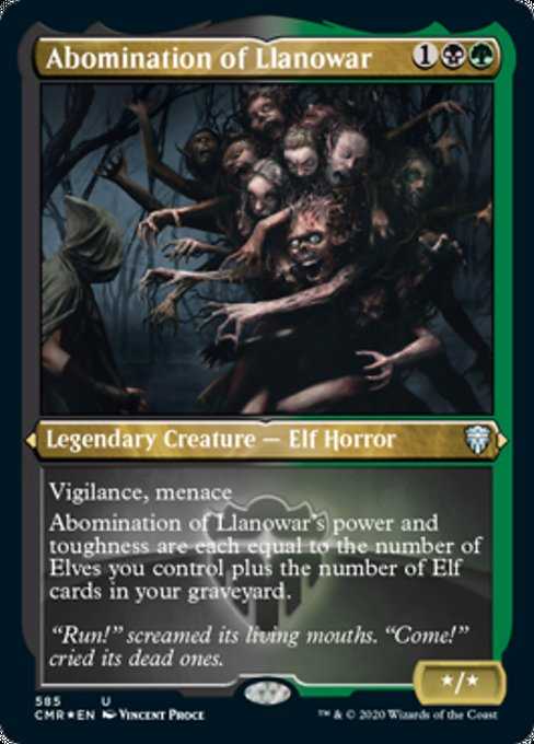 Card image for Abomination of Llanowar
