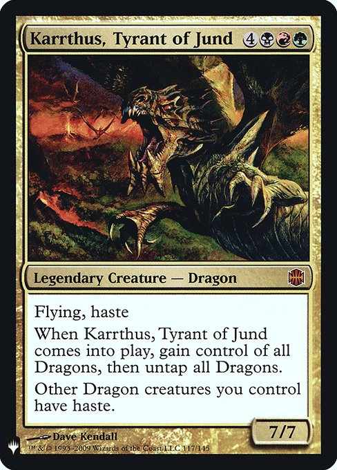 Card image for Karrthus, Tyrant of Jund