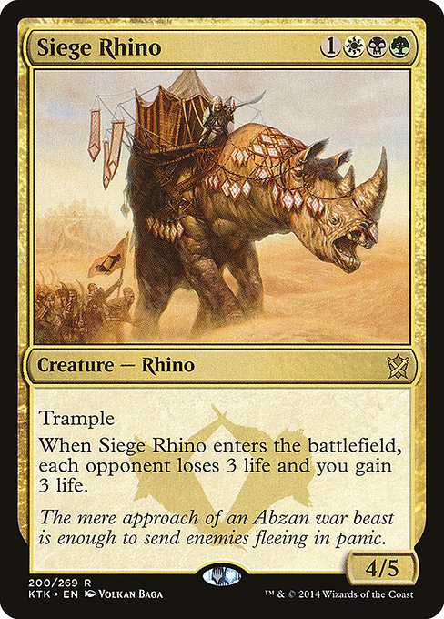 Card image for Siege Rhino