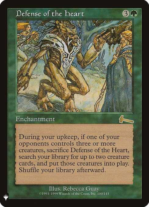 Card image for Defense of the Heart