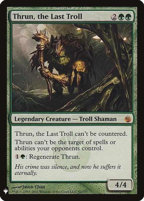 Card image for Thrun, the Last Troll