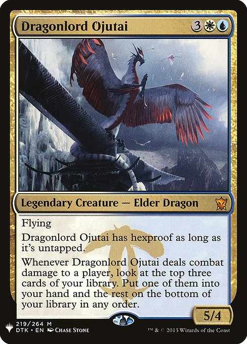 Card image for Dragonlord Ojutai