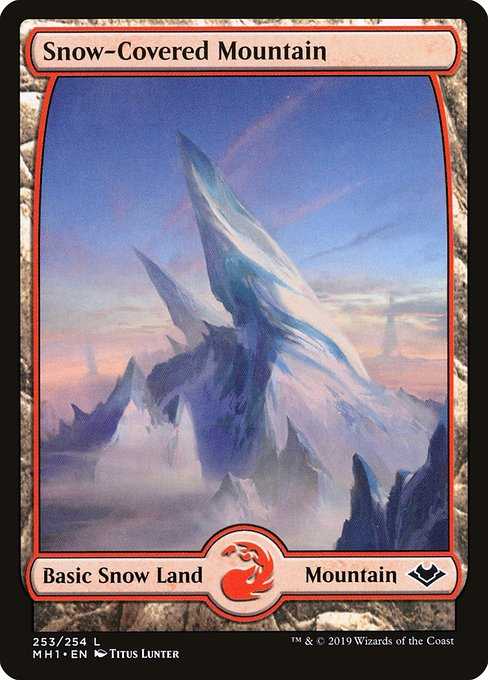 Card image for Snow-Covered Mountain