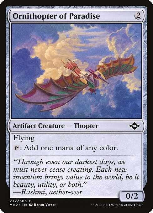 Card image for Ornithopter of Paradise