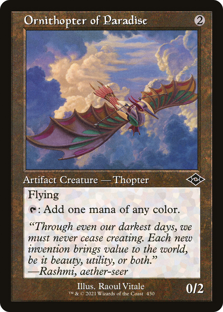 Card image for Ornithopter of Paradise