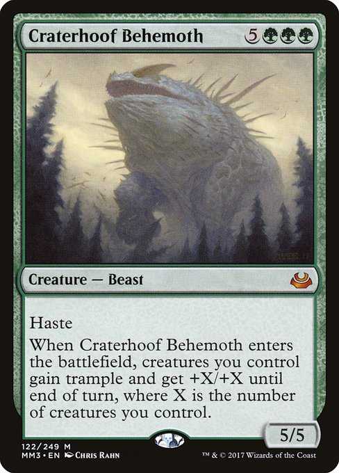 Card image for Craterhoof Behemoth