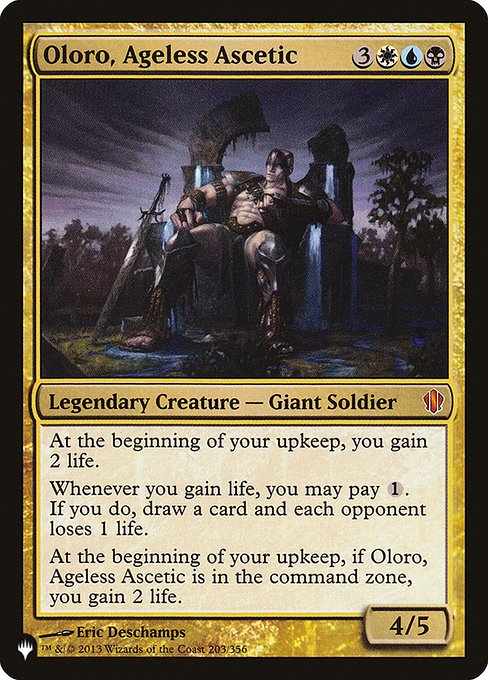 Card image for Oloro, Ageless Ascetic