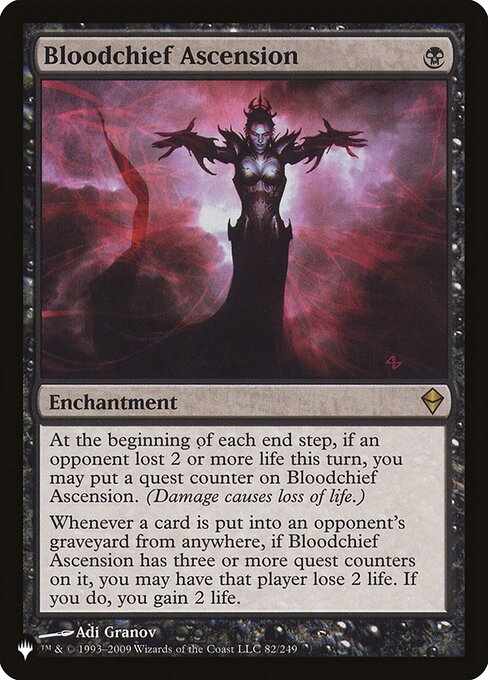 Card image for Bloodchief Ascension
