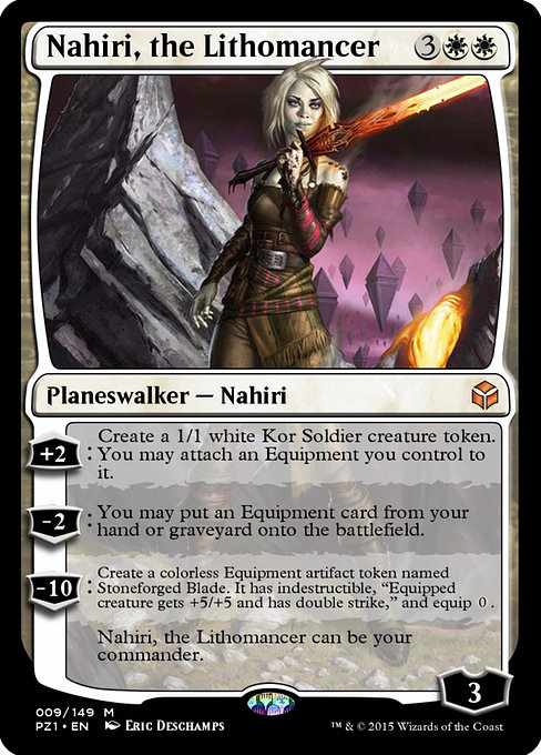 Card image for Nahiri, the Lithomancer