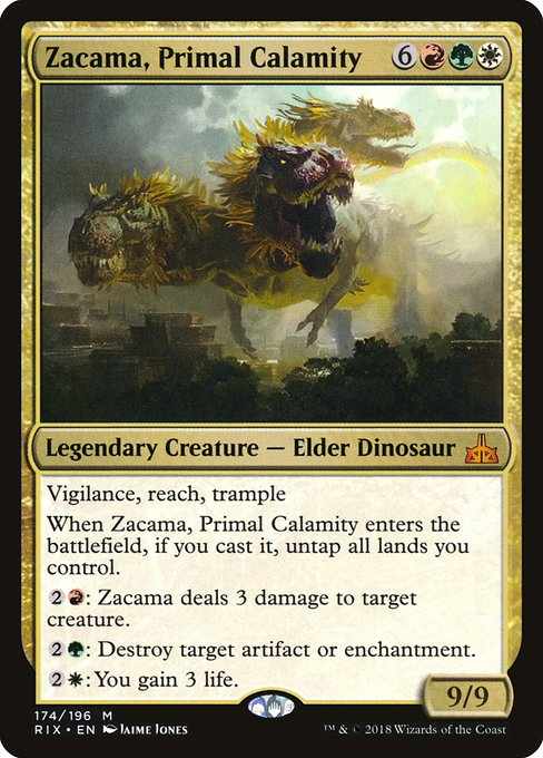 Card image for Zacama, Primal Calamity