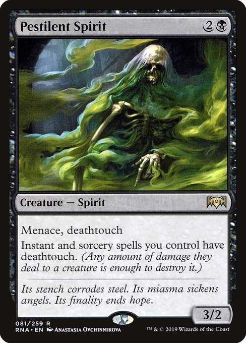 Card image for Pestilent Spirit