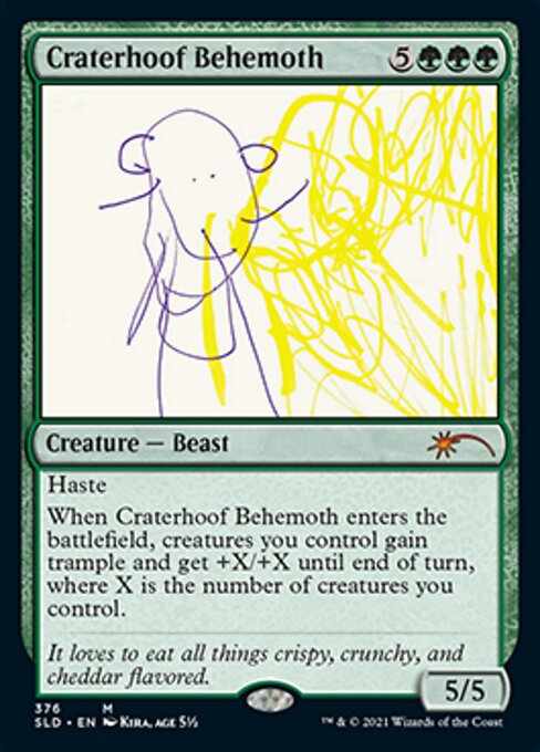 Card image for Craterhoof Behemoth