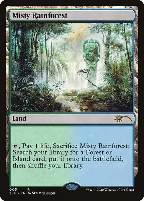 Card image for Misty Rainforest