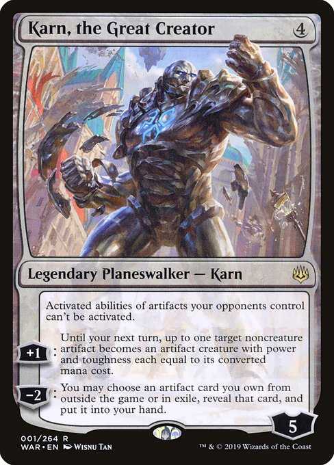 Card image for Karn, the Great Creator