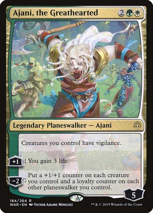 Card image for Ajani, the Greathearted