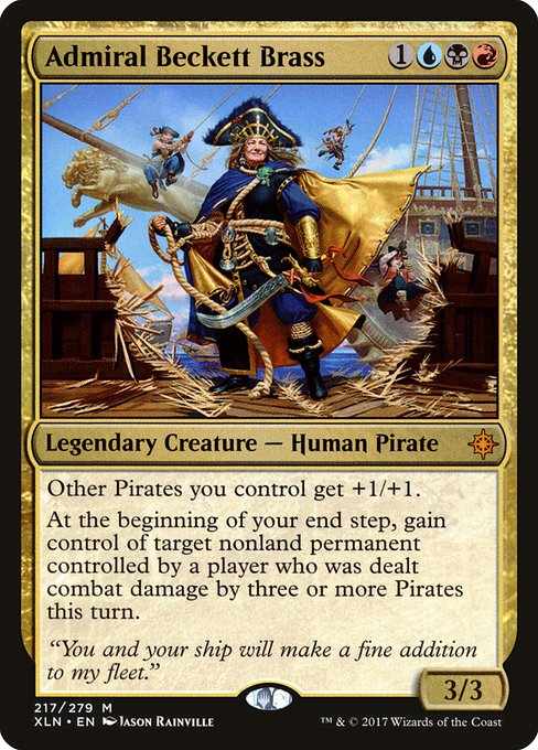 Card image for Admiral Beckett Brass