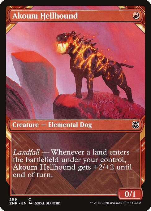 Card image for Akoum Hellhound