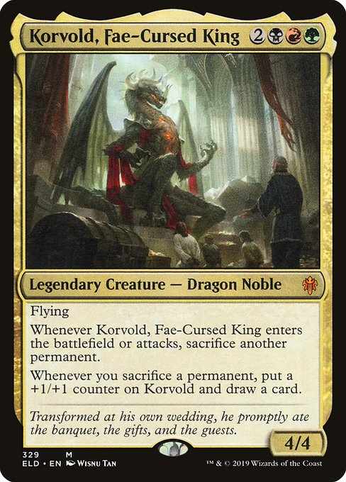Card image for Korvold, Fae-Cursed King