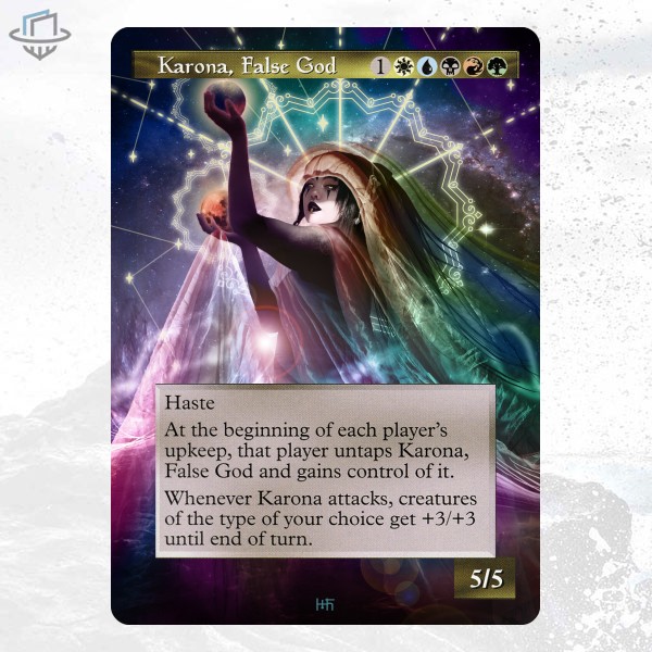 Karona, False God by DamarideNeurommancer — Alter Sleeves Karona, False God by DamarideNeurommancer — Alter Sleeves